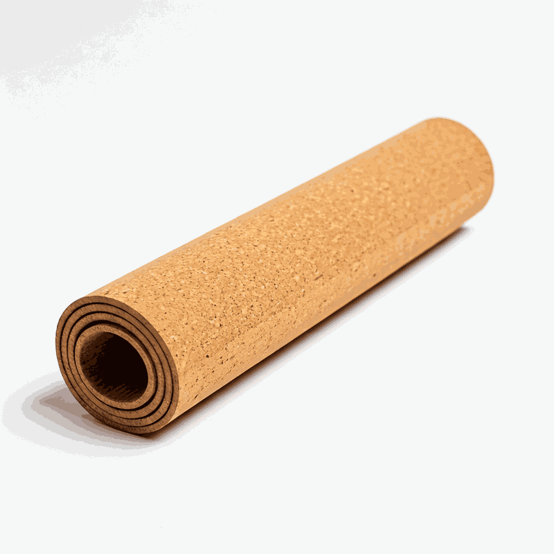 Cork Yoga Mat — 4mm, Studio-Branded